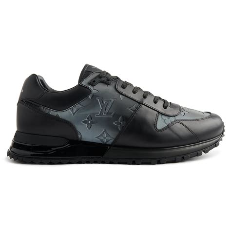 louis vuitton run away black silver iridecscent sneaker|Women's Designer Black Suede Sneakers .